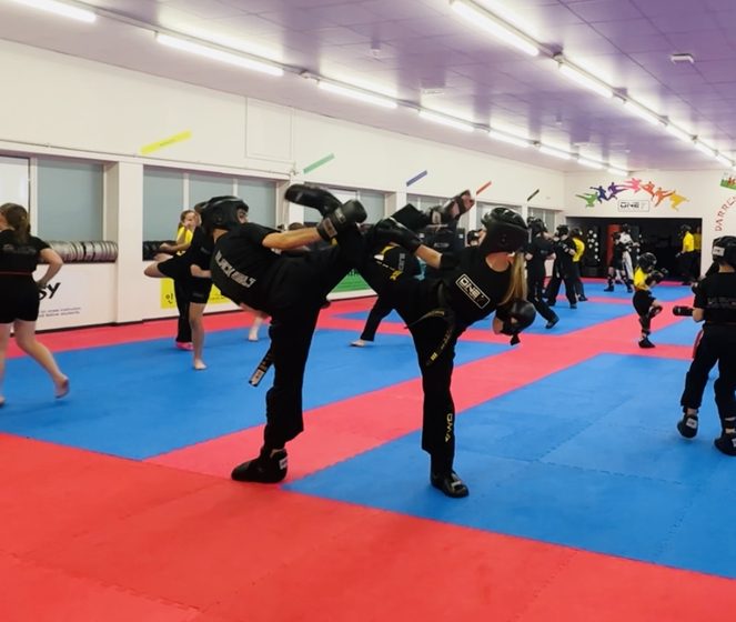 D1TKD students training