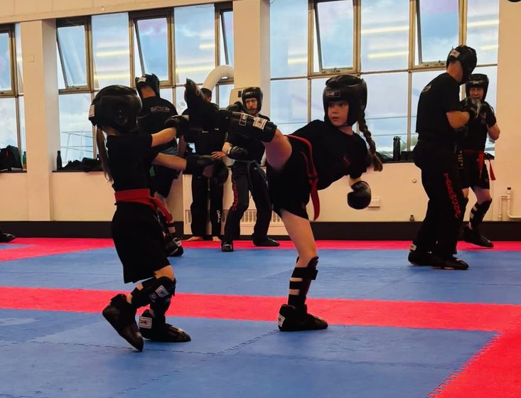 D1TKD students training