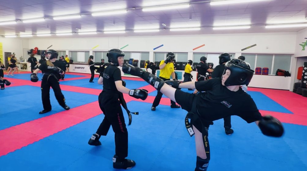 D1TKD students training