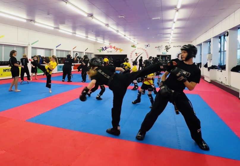 D1TKD students training