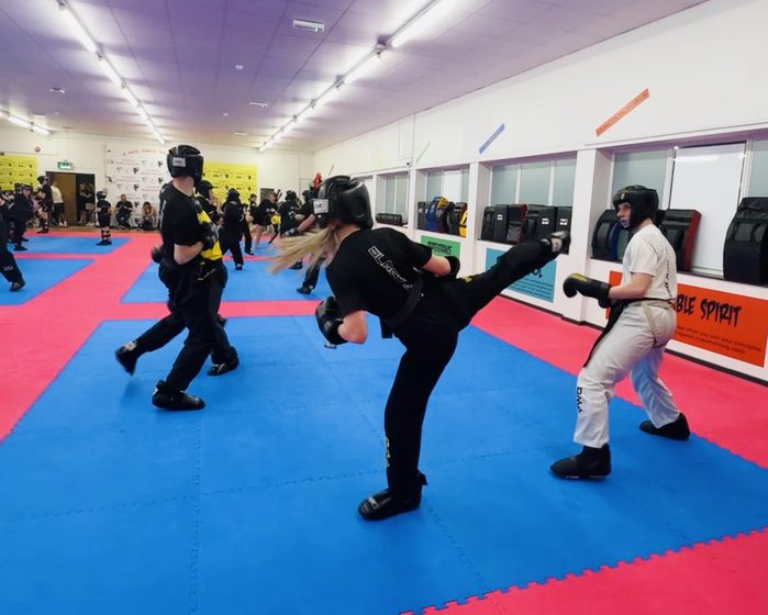 D1TKD students training