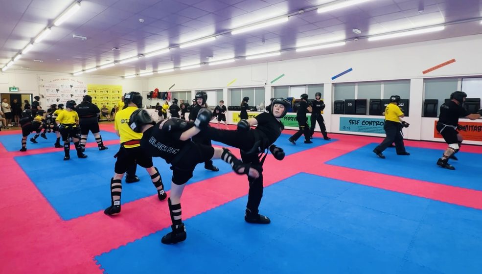 D1TKD students training
