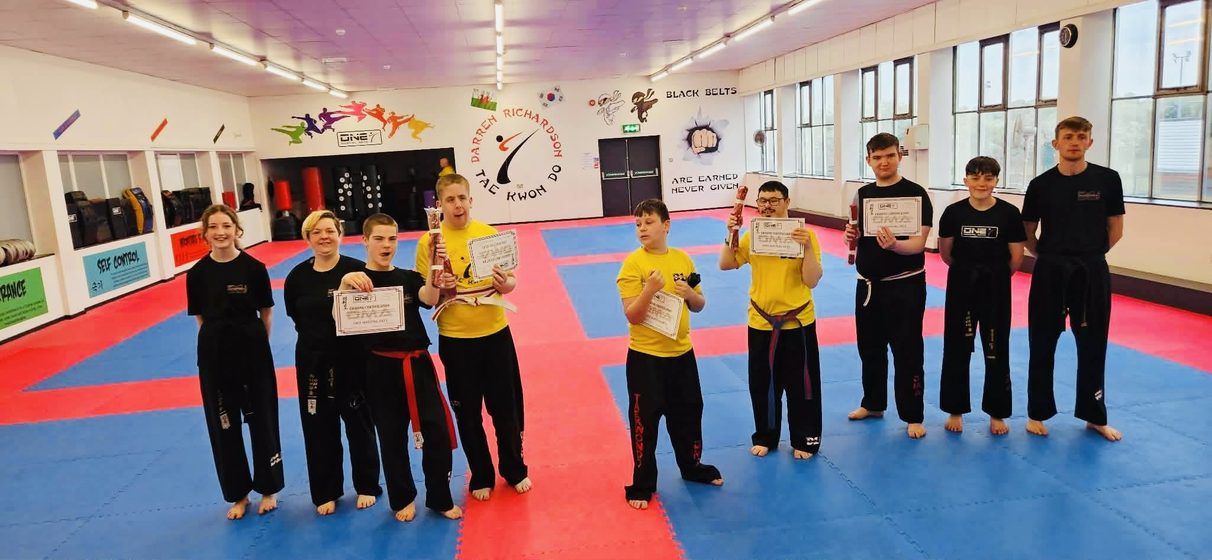 D1TKD students training