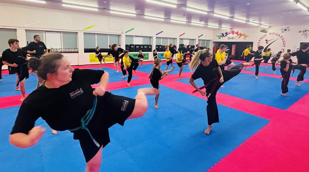 D1TKD students training