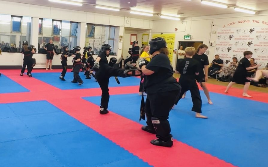 D1TKD students training