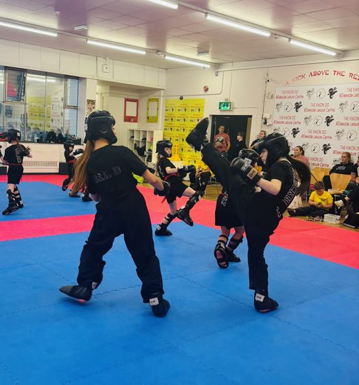 D1TKD students training