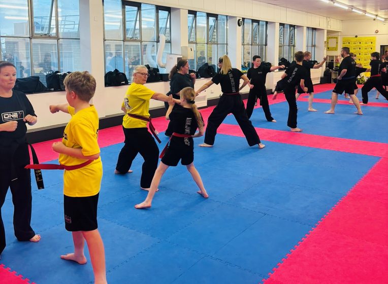 D1TKD students training