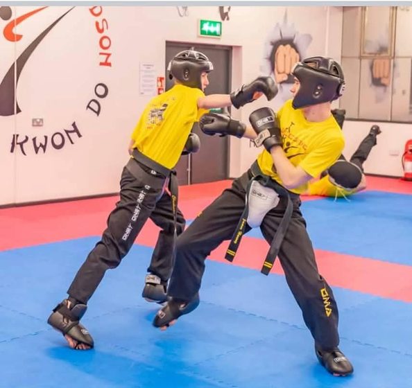 D1TKD students training
